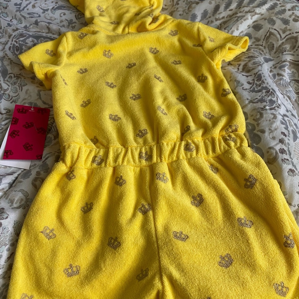 Girl toddler -  Brand: Juicy Couture 2T hooded short romper